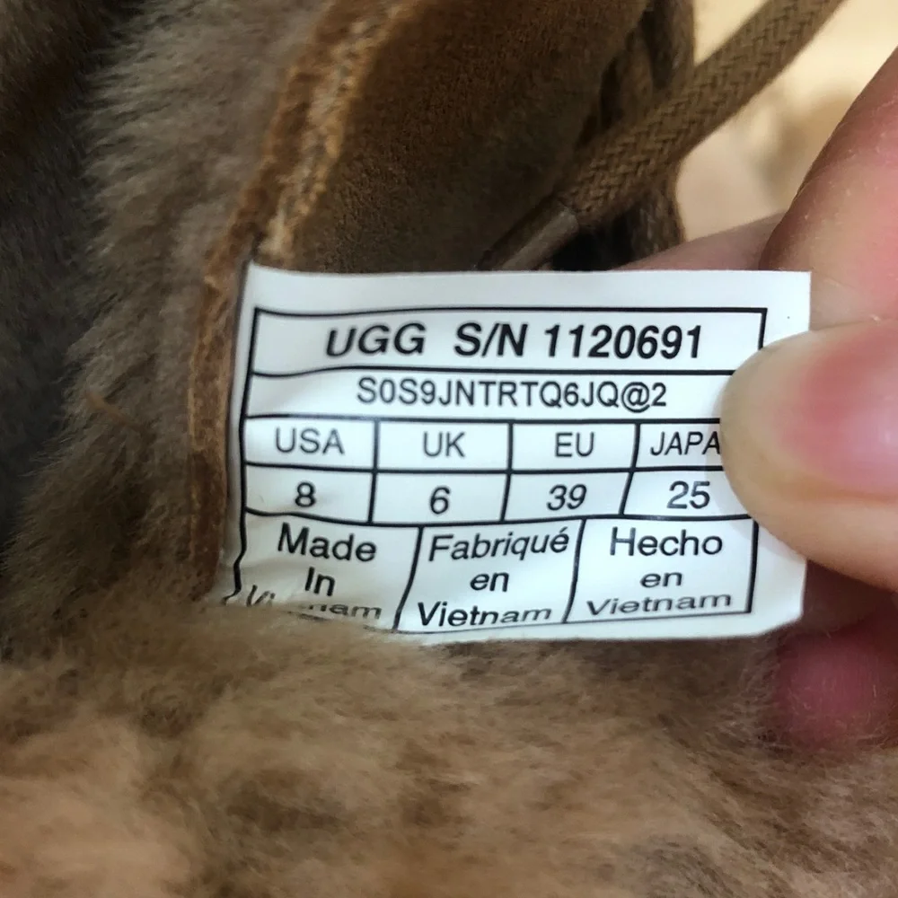 NEW UGG Classic Femme Over The Knee Boots Size 8 Chestnut Brown